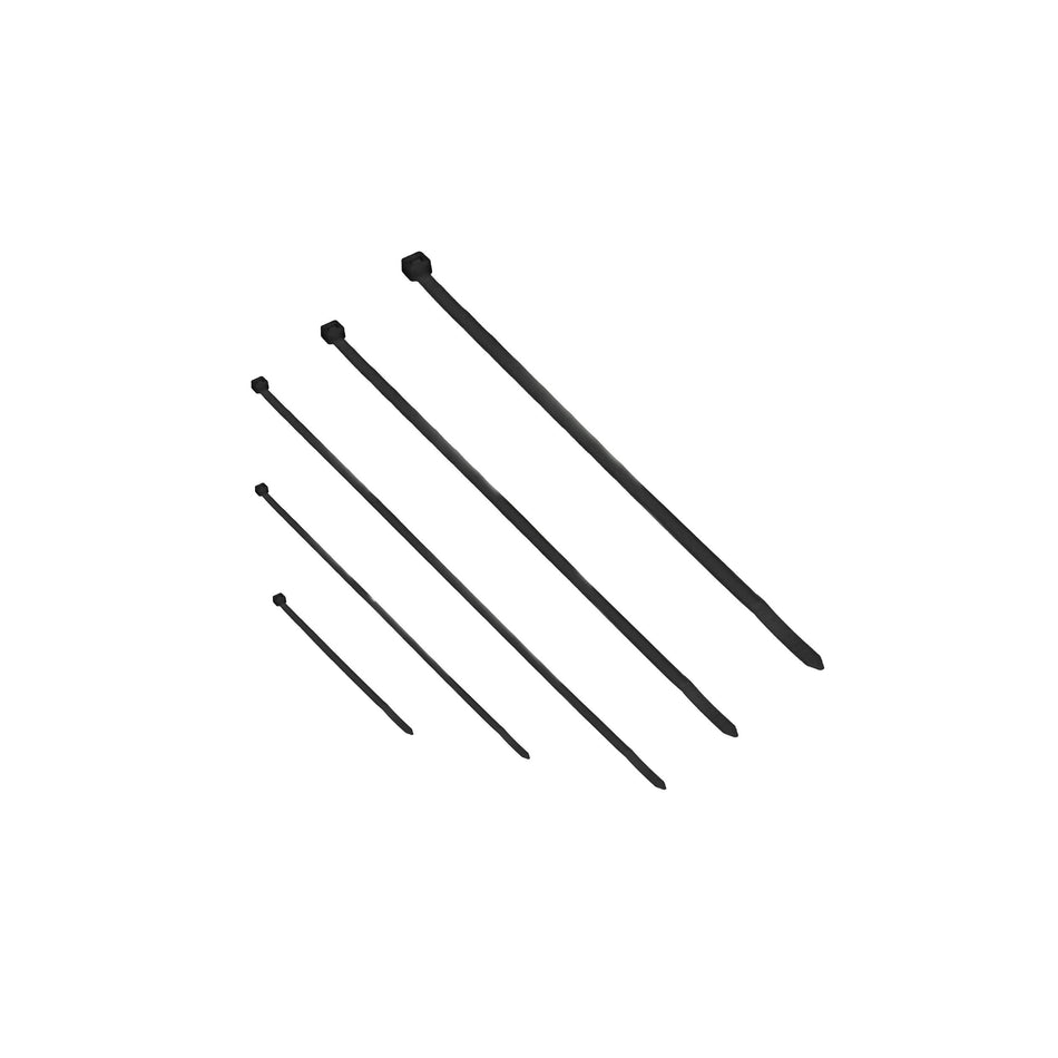 (0,038€/St.) Orno Kabelbinder Set – 100 Stück UV-beständige Kabelbinder in Schwarz für Innen- und Außenanwendungen