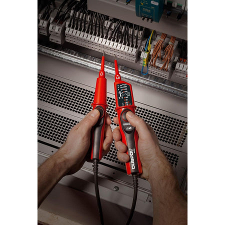 BENNING DUSPOL analoger Spannungsprüfer – 12 V bis 1000 V AC/DC – 2-polig