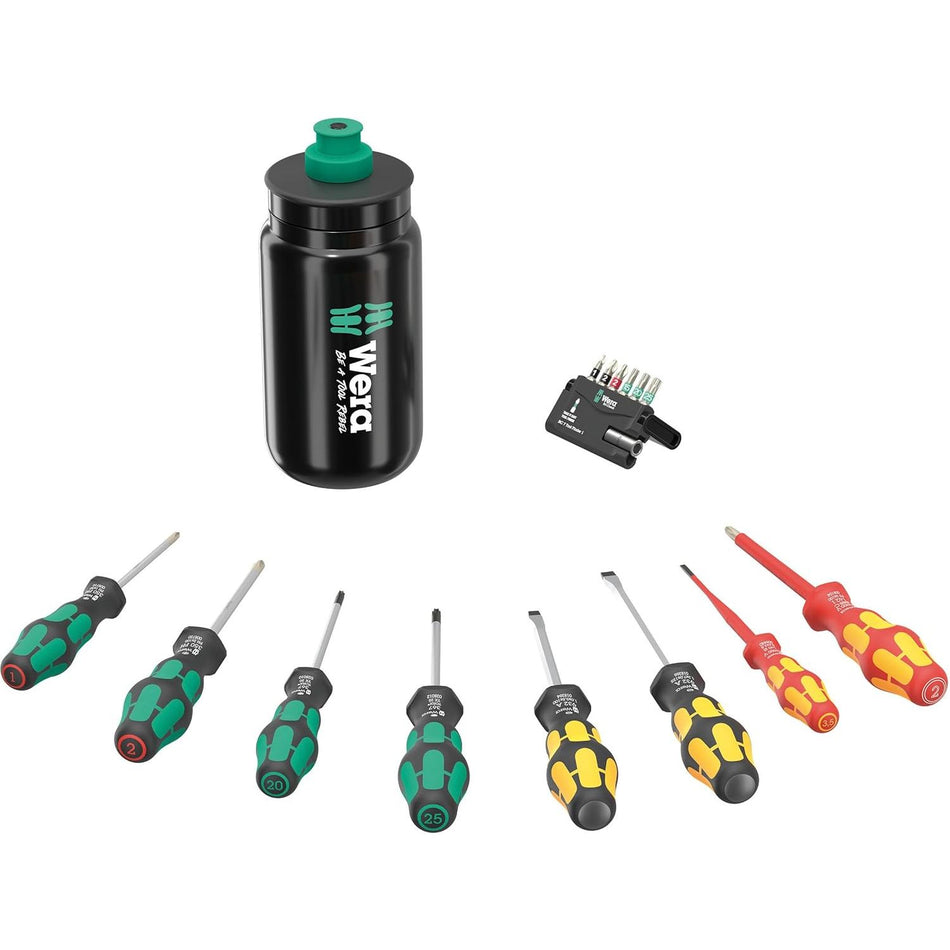 Wera 05100028001 9540 Kraftform XL Bottle Set, 17-teilig