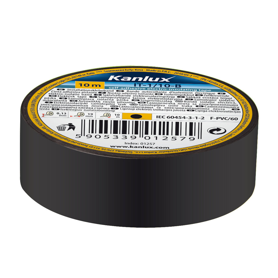 Isolierband schwarz 10m Breite 19mm