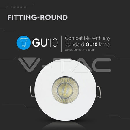 V-Tac VT-785RD Deckeneinbaustrahler weiß IP20 | Ø 75 mm