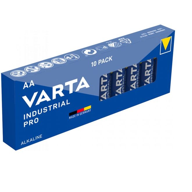 (0,37€/St.) VARTA Alkaline Batterie "INDUSTRIAL PRO" Mignon AA 10 Stück