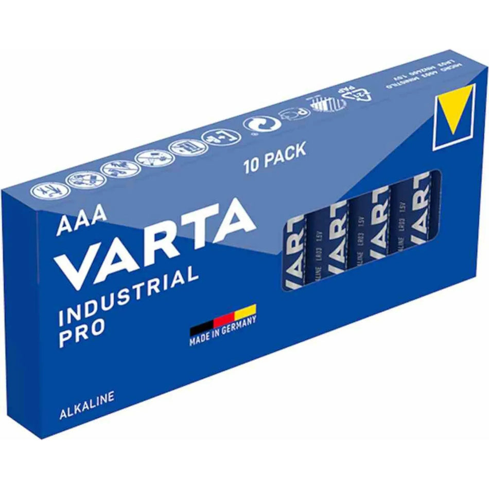 (0,35€/St.) VARTA Alkaline Batterie "INDUSTRIAL PRO" Micro AAA 10 Stück