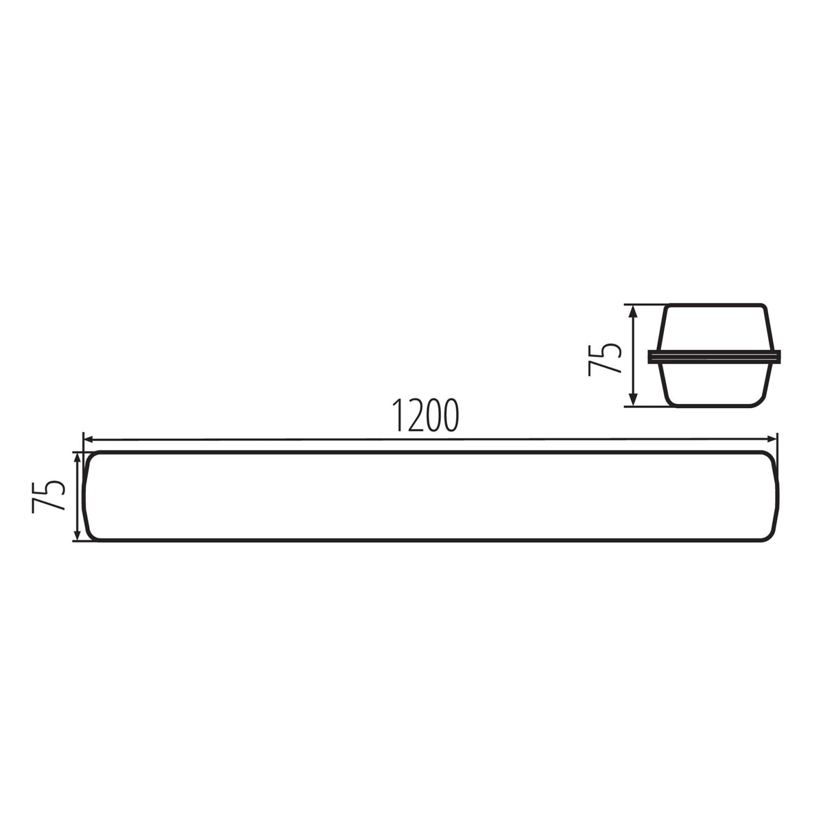 Kanlux MAH PRO Feuchtraumleuchte IP66 IK08 4000K