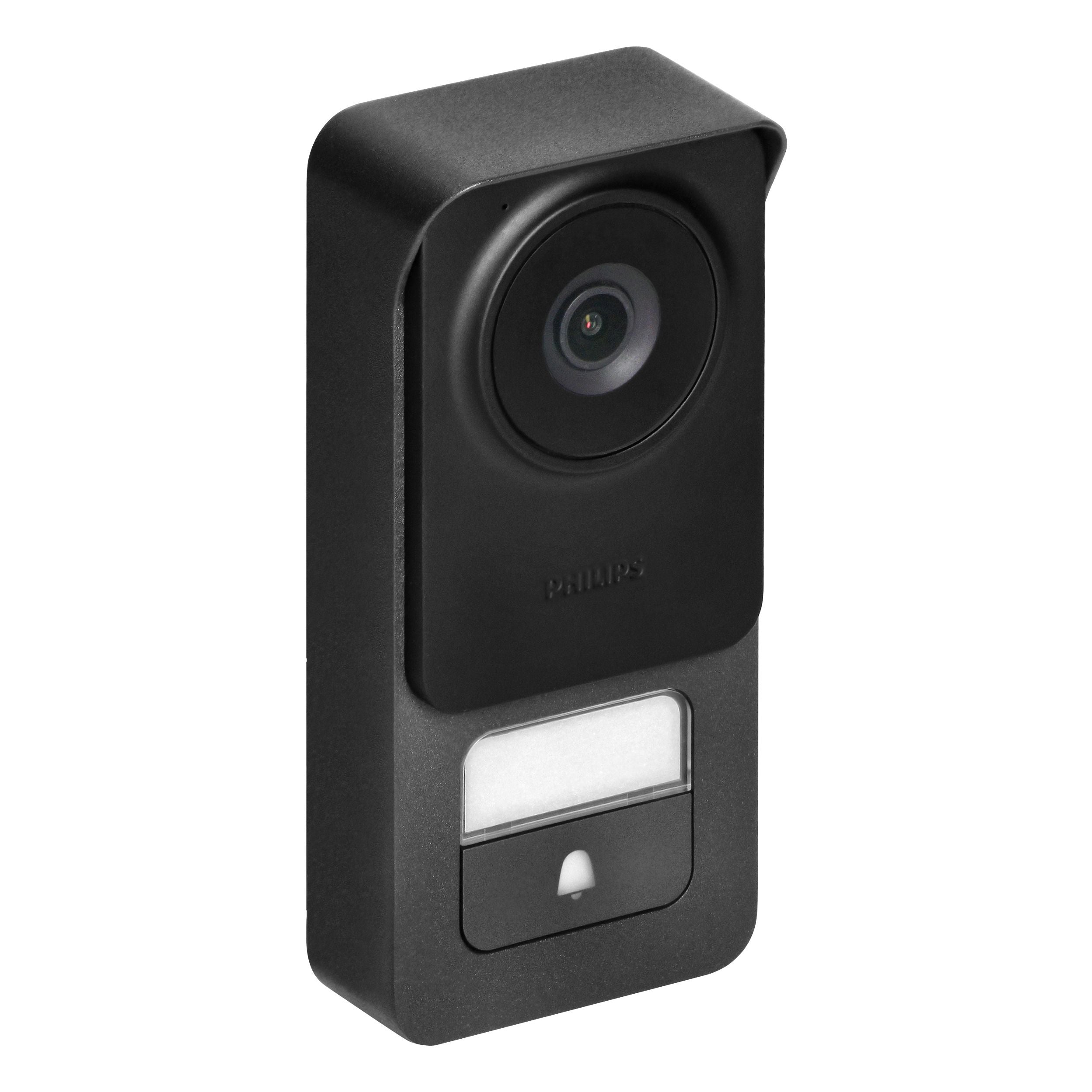 Philips WelcomeEye Connect 3 – Premium Video-Türsprechanlage mit 3K-Kamera, Wi-Fi & RFID