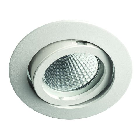 Rutec Deckeneinbaustrahler Aluminium Druckguss – schwenkbar | Ø 68 mm Einbau | ohne Sprengring