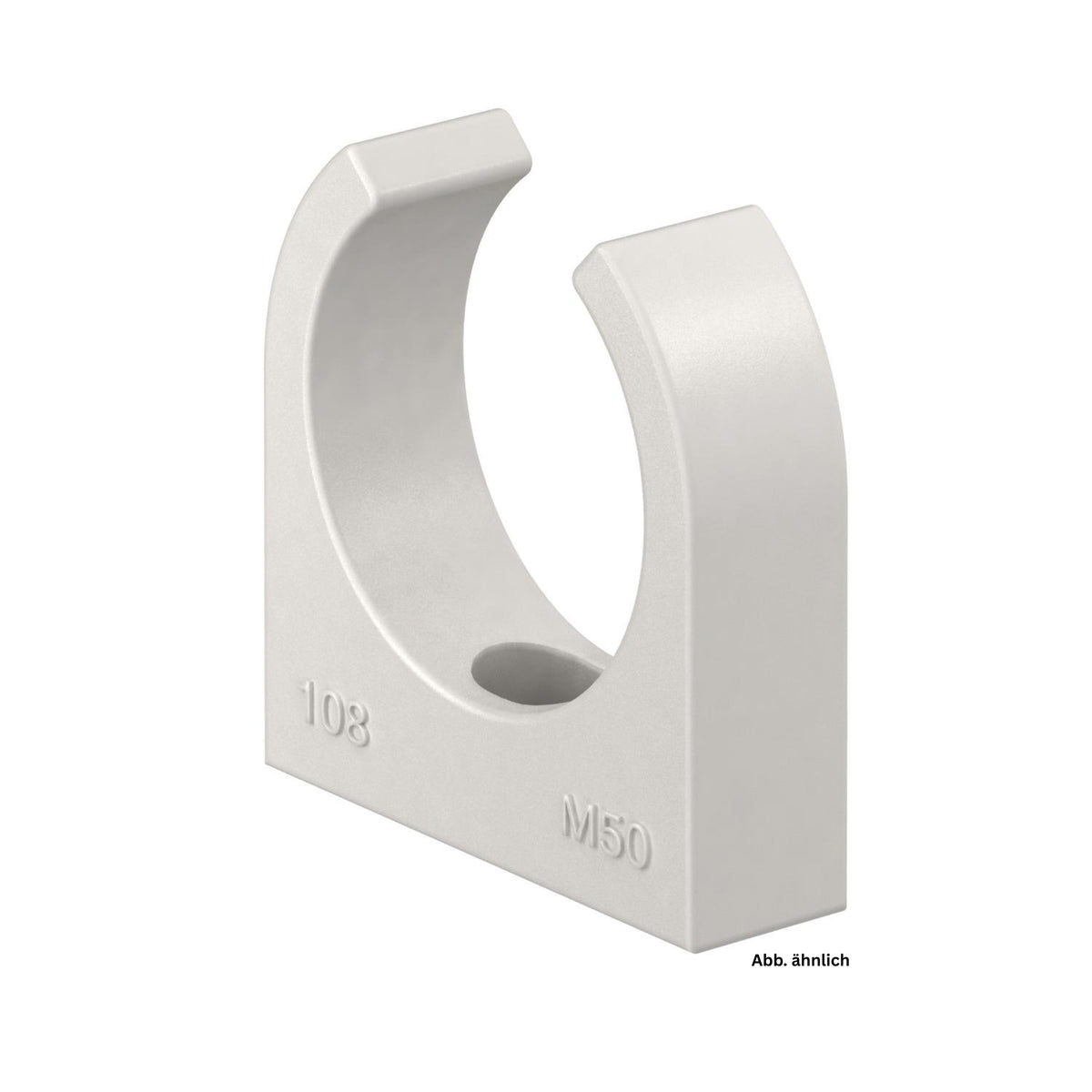 Klemmschelle M63 für Installationsrohr grau