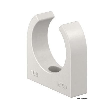 Klemmschelle M63 für Installationsrohr grau