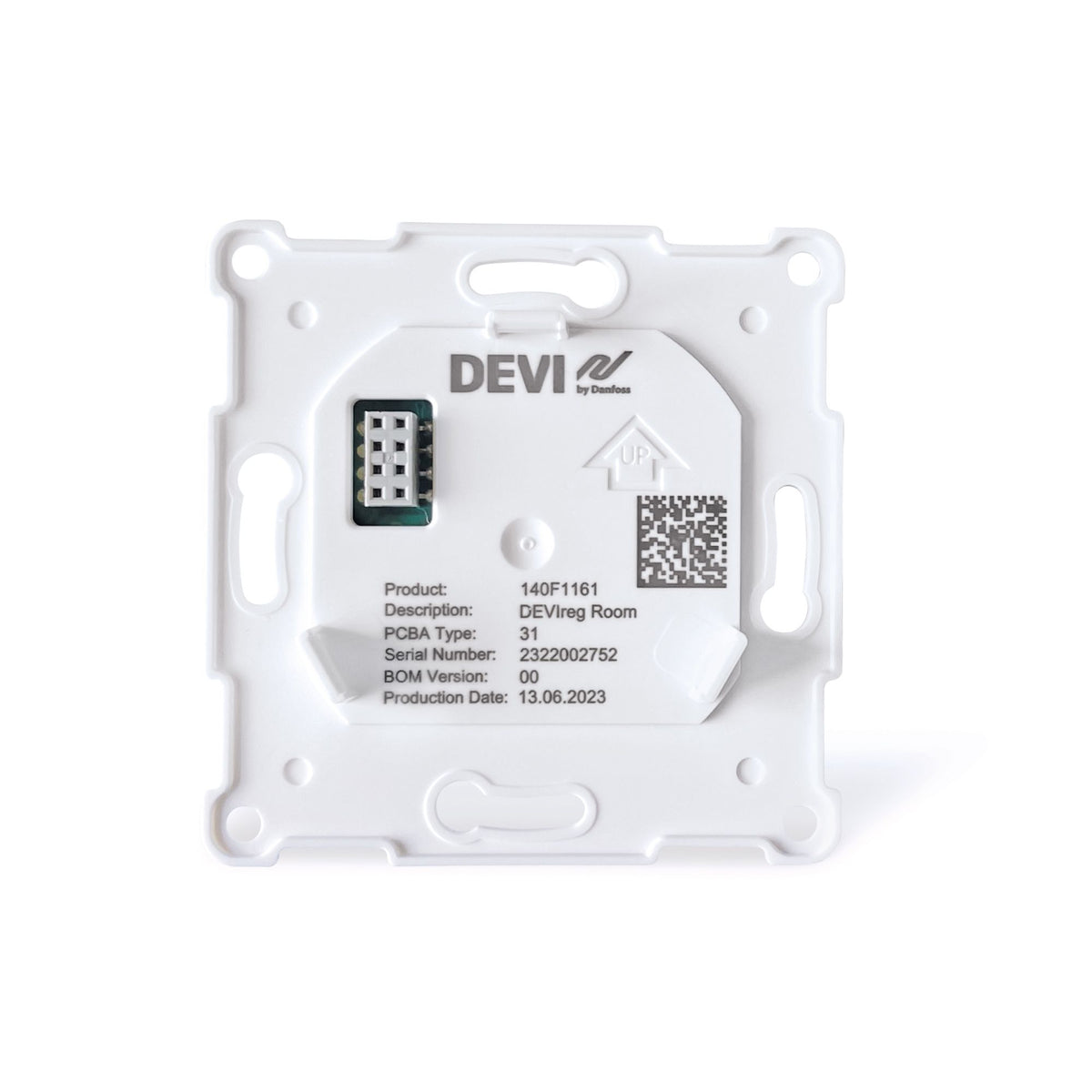 Devi 140F1161 DEVIreg™ Room – Programmierbarer Raum- & Bodenthermostat für elektrische Fußbodenheizungen