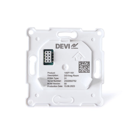 Devi 140F1161 DEVIreg™ Room – Programmierbarer Raum- & Bodenthermostat für elektrische Fußbodenheizungen