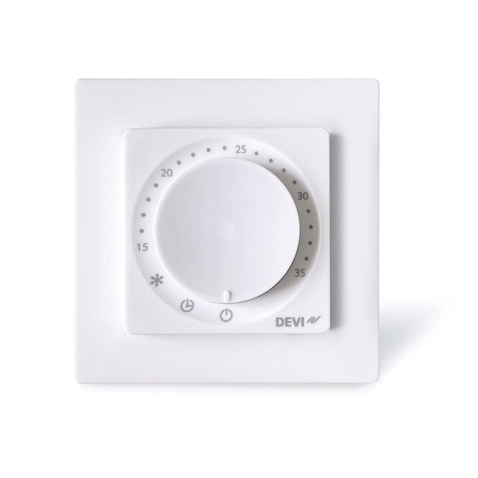 Devi 140F1161 DEVIreg™ Room – Programmierbarer Raum- & Bodenthermostat für elektrische Fußbodenheizungen