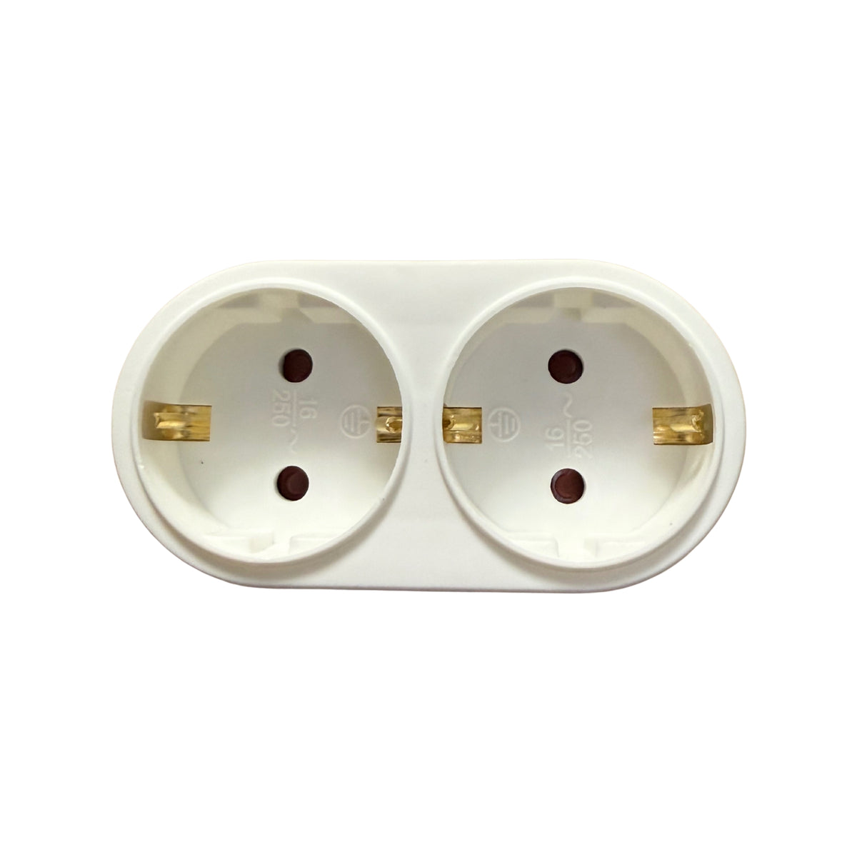 2-Fach Mehrfachstecker Steckdosenadapter