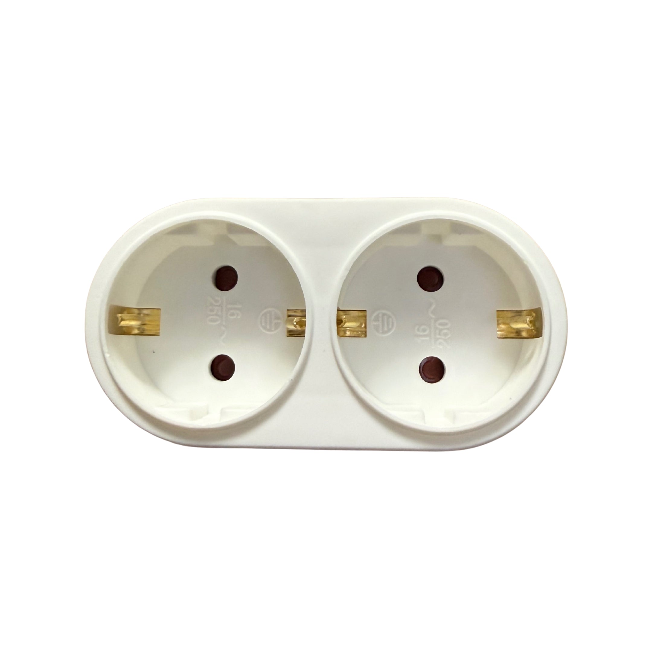 2-Fach Mehrfachstecker Steckdosenadapter