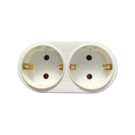 2-Fach Mehrfachstecker Steckdosenadapter