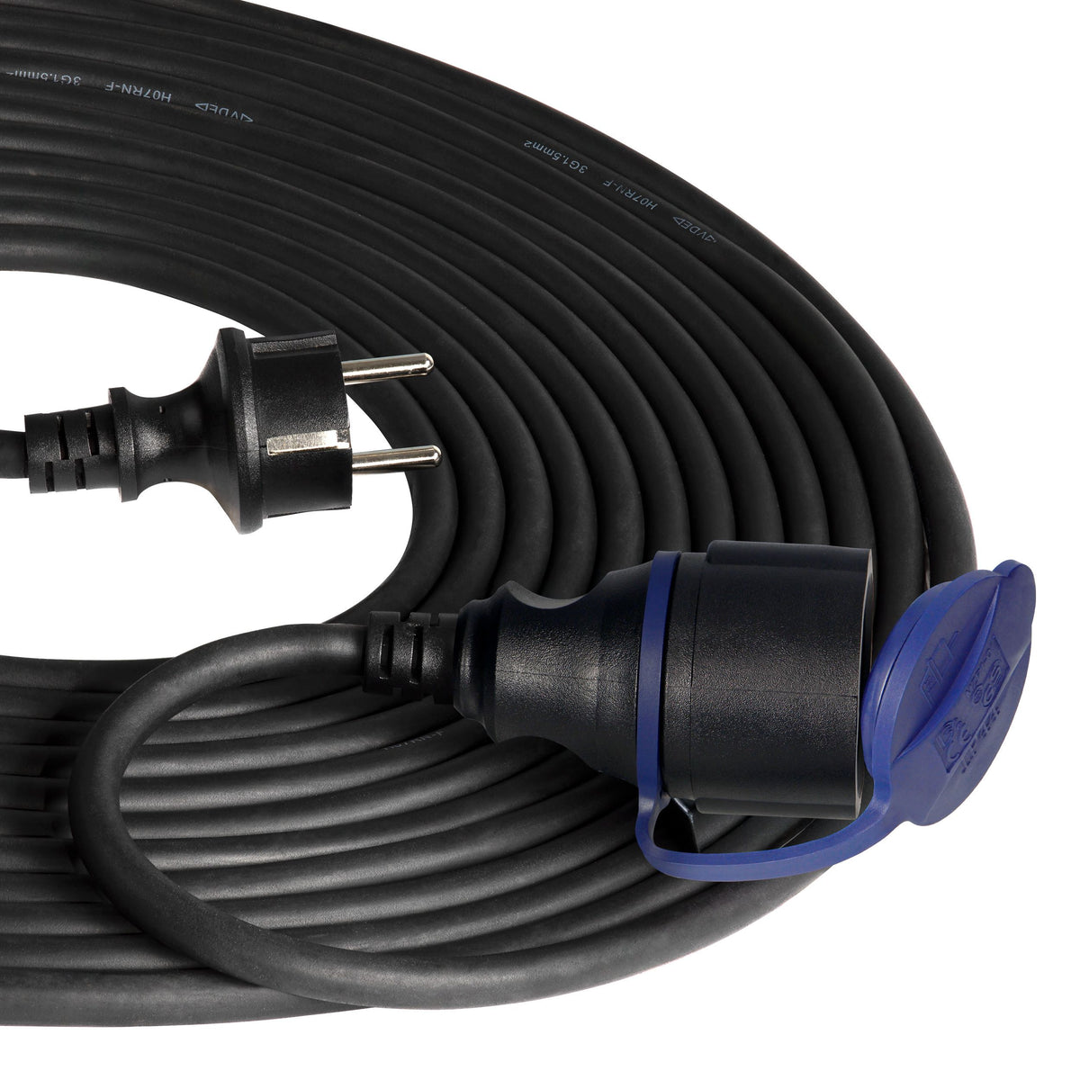 Orno Verlängerungskabel 10 m 16A – Gummikabel H07RN-F, Schuko, IP44
