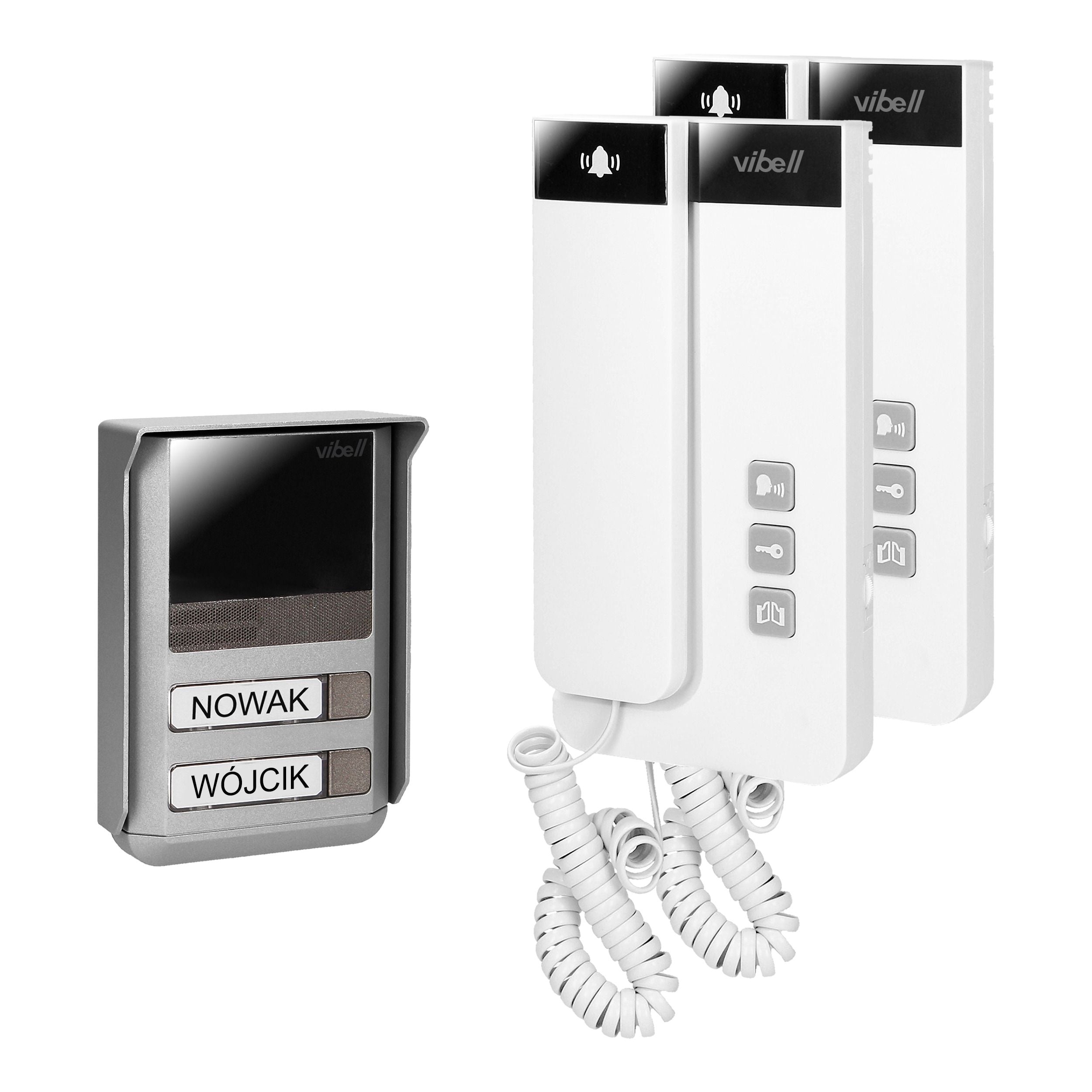 2-Familien Türsprechanlage SALEM 2-Draht | Aufputzmontage, robust & leicht zu installieren