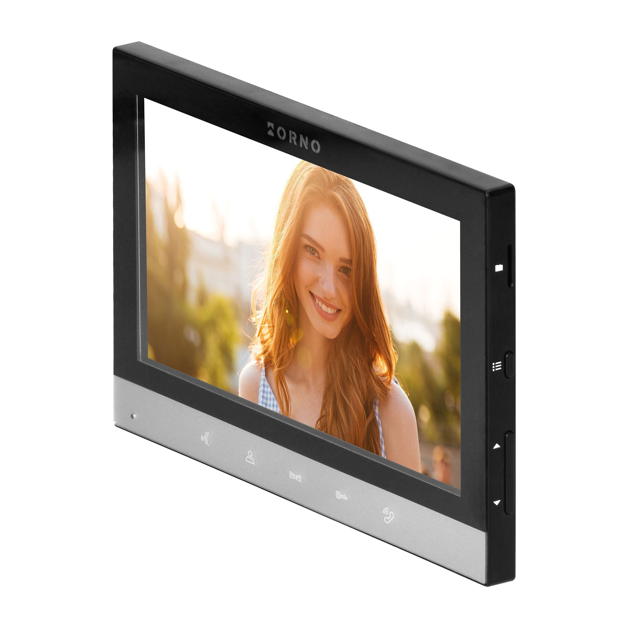 Orno ALERTO 7" Video Türsprechanlagen-Set | 4-Draht – schwarz
