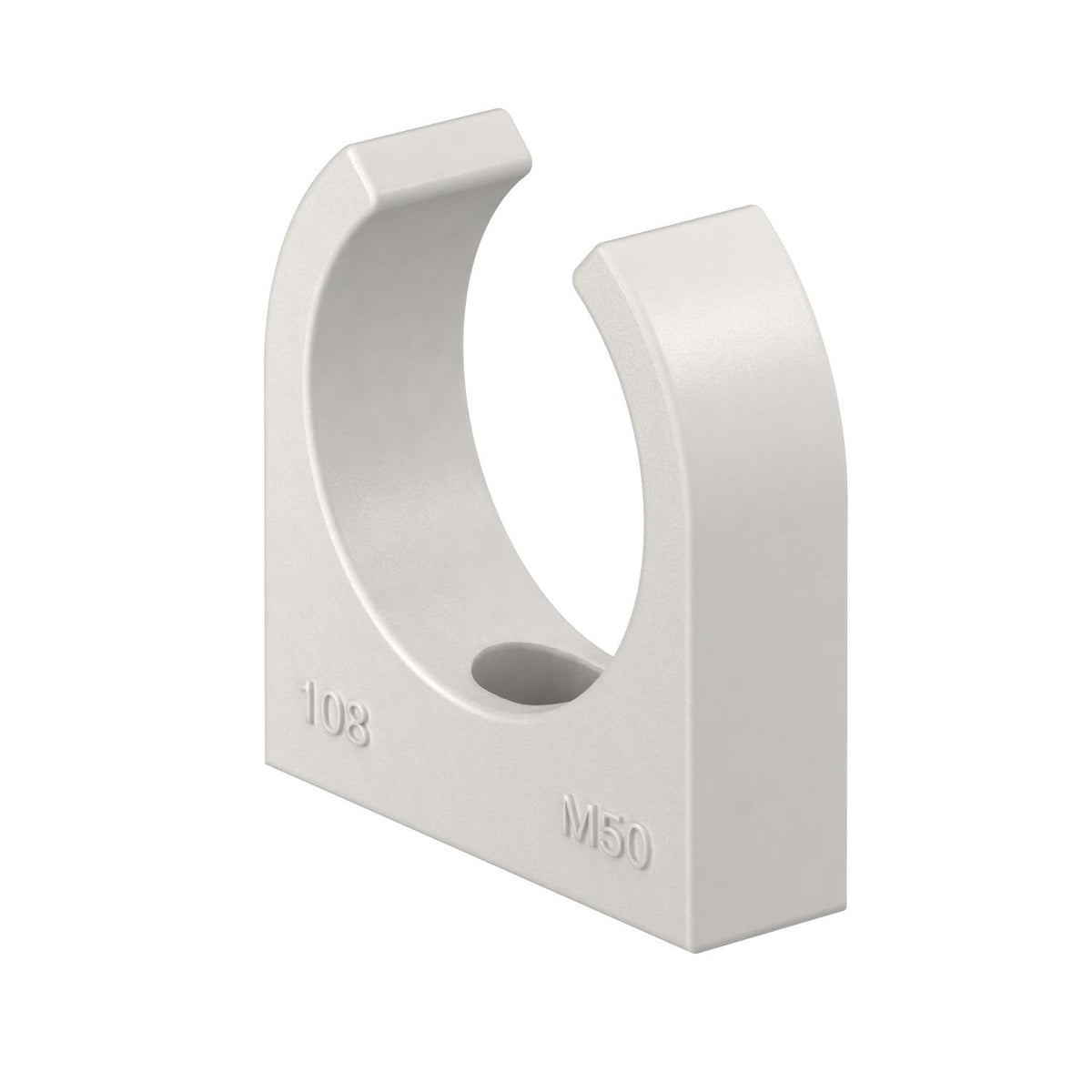 Klemmschelle M50 für Installationsrohr grau