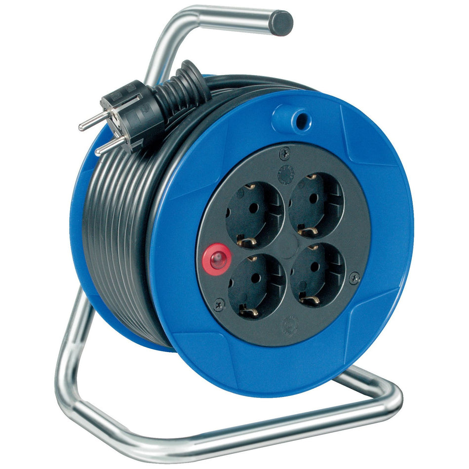 Brennenstuhl 1079180004 Kompakt Kabeltrommel schwarz 15m H05VV-F 3G1,5