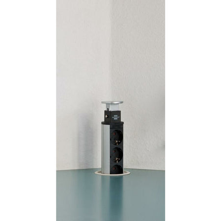 Die Power Tower 3er Mehrfach-Steckdosenleiste