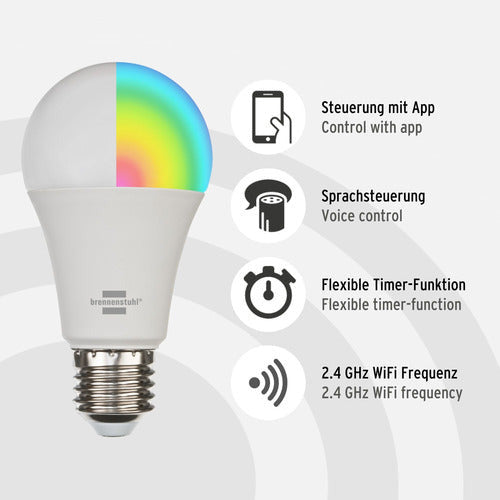 Brennenstuhl smarte LED Glühbirne E27
