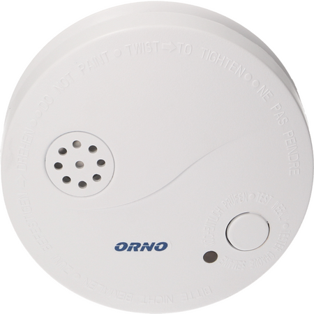 Orno OR-DC-609 Rauchmelder mit 9V Batterie 10 Jahres Sensor 85dB EN14604 - elektro-theke