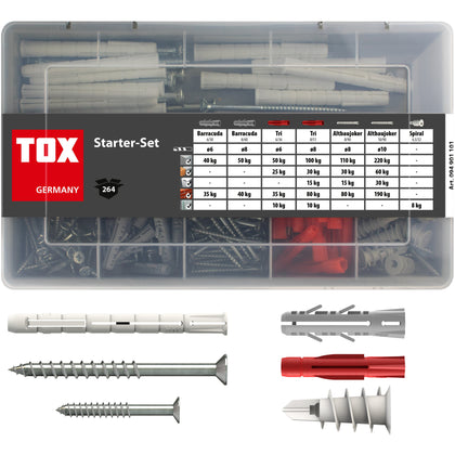 TOX 094901101 Standard-Sortiment Starter Set 264 tlg.